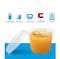 Yesocea [100 Pack] 1 Oz Clear Plastic Jello Shot Cups Container With Snap On Leak-Proof Lids -Small Shot Cups