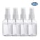 Generic-4 Pack 50ml Spray Bottles Fine Mist Transparent Empty Plastic Spray Bottles Refillable Bottle Perfume Atomizer Container for Essential Travel