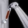 IBAMA SPA Shower Head with Mineral Stones Filter Filtration High-Pressure Water Saving 3 Mode Function Spray Handheld Showerheads for Dry Skin & Hair Purifies Water Remove Chlorine