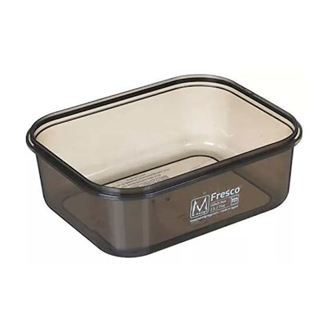 M Design Lunch Box - 2.1 Liter - Black and Red Color