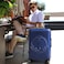 Biggdesign Ocean Carry On Luggage, Hardshell Luggage with Spinner Wheel, Travel Suitcase, Lock System, Lightweight, Blue, Small, 24 Inch