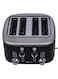 Geepas 4 Slice Bread Toaster 1750W Gbt36537 Black