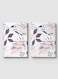 Lowha Spiral Notebook With 60 Sheets And Hard Paper Covers With Abstract Floral Design, For Jotting Notes And Reminders, For Work, University, School