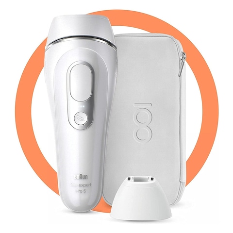 Braun Silk-Expert Pro 5 Design Edition IPL Hair Removal System MBSEP5 White