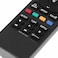 جهاز تحكم عن بعد لاسلكي لجهاز تلفاز ال سي دي ذكي أسود من جينريك