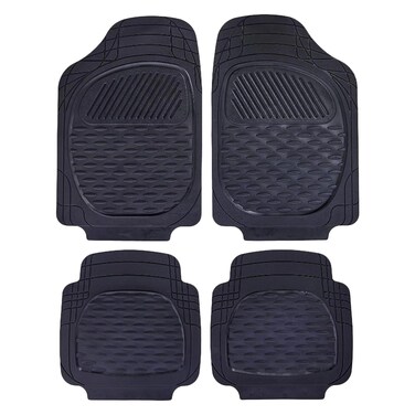 Carfit Guardian Rubber Car Mat Black 4 Pieces