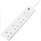 Deta(Uk) Extension Soclet 1M Cable Unf Neon 4Way White