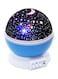 Generic Star Light Rotating Projector Lamp Blue 12X12X13.5Centimeter