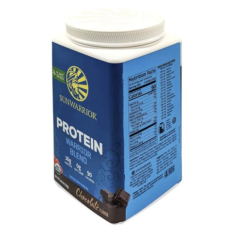 Sunwarrior Organic Protein Warrior Blend Chocolate Flavour Dietary Supplement 750g