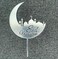Generic Eid Mubarak Cake Toppers - Acrylic Material Eid Mubarak Silver (1 Style Silver)