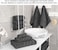 Towel Set Luxury Hotel Quality 600 GSM 100% Genuine Combed Cotton, Super Soft &amp; Absorbent Family Bath Towels 6 Piece Set - 2 Bath Towels, 2 Hand Towels, 2 Washcloths - Dark Grey