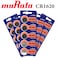 muRata 25-Piece CR1620 3V Lithium Batteries