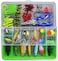 101 Pcs Fishing Lure Set Hard and Soft Bait Hook with Tackle Box