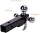 Orcish Tri-Ball Hitch With Hook Trailer Ball Receiver Mount 1 7/8" 2" 2 5/16" Tow