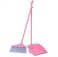 Besto Dustpan and Brush Set Strong Metal Handle Dust Pan with Floor Sweeping Broom Sweeper   Broom and Dustpan Cleaning Set for Schools,Hotel,Hospital Upright Sweep Set (Multi Color).