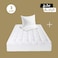 In House Comfort Package Mattress Topper 8cm + 2 Hotel Pillows - 200x120cm