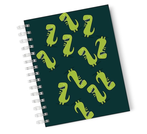 Loud Universe Hardcover Notebook Cute Dinosaur Cute Spiral Notebook with Premium High Quality Paper A5 Size