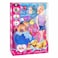 Power Joy Leila Doll With Dog Bath Set