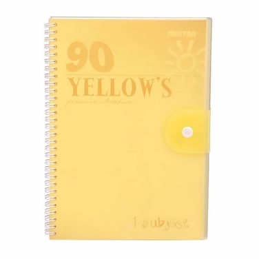 مينترا ناينتي نوتة A5 مسطرة - أصفر