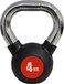 Skyland Rubber Coated Cast Iron Kettlebell With Chrome Handle Kettlebell Weight For Strength And Weight Training &ndash; Exercise Kettlebell For Whole Body Workout-Em-9267