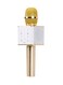 Generic Q7 Bluetooth Karaoke Microphone White/Gold