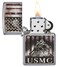 Zippo 49316 U.S. Marine Corps. Street Chrome Windproof Lighter