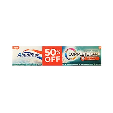 Aquafresh Complete Care Extra Fresh Sugar Acid Protection Toothpaste 100ML 50% Off