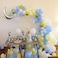 Party Time Pastel Blue Yellow White Balloons Garland 126 pcs Latex Balloons Arch Kit for Baby Shower Birthday Wedding Engagement Anniversary Christmas Festival Picnic or any Friends &amp; Family Party Dec