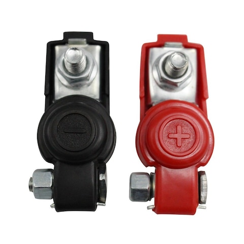 Car Battery Terminal Clamp Clip Connector Adjustable Positive Negative