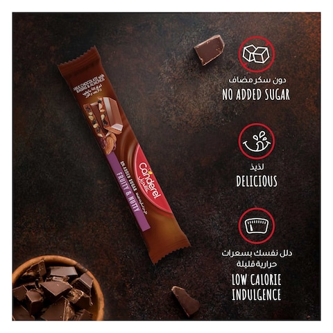 Canderel Fruit And Nutty Chocolate Bar 30g x Pack of 3