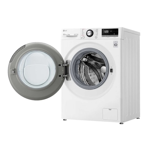 Lg F4Y3RYGYWV Front Loading Washing Machine with AI DD technology - 10 Kg - White