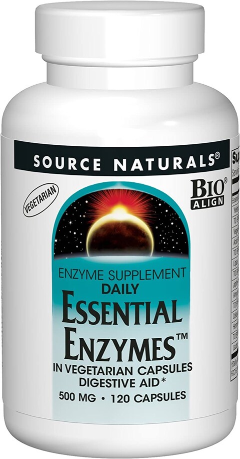 Source Naturals Essential Enzymes 500Mg, 240 Caps