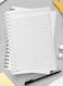 Lowha Spiral Notebook With 60 Sheets And Hard Paper Covers With Bon Voyage Doodle Design, For Jotting Notes And Reminders, For Work, University, School