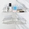 Winter 2Pcs Corner Shower Caddy Adhesive Bathroom Stainless Steel Shelves Floating Shelves For Kitchen, Bathroom Organizer, Decor
