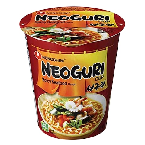 NONGSHIM Neoguri Spicy Seafood Instant Noodle Soup 62g