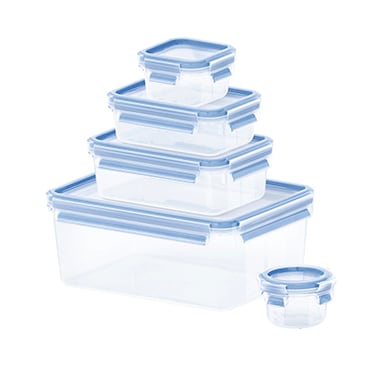 Tefal Clip &amp; Close Food Saver Containers 5 Pieces