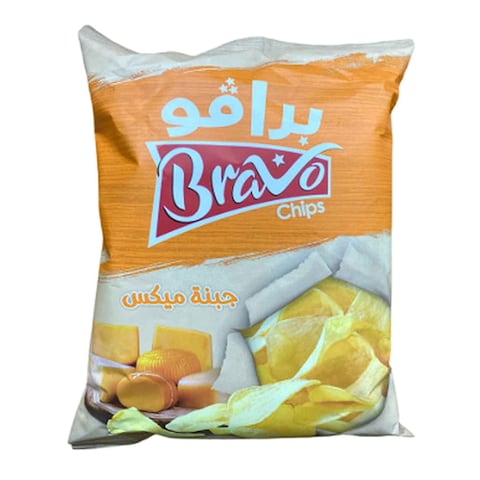 Bravo Mix Cheese Potato Chips - 47 gram