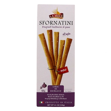 LA MOLE GARLC AIL BREADSTICKS 120G
