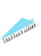Generic Silicone Ice Piping Cream Pastry Bag Cake Blue/Silver 31cm