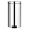 Brabantia Twin Pedal Bin Brilliant Steel 20L