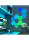 Nanoleaf Pack Of 3 Hexagon Shapes Smart WiFi LED Panel System With Music Visualizer, White, 23 X 11.4 X 20cm