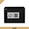 Electronic Digital Safe Box with Cash Deposit Drop-In Slot on Top A4 Document Size (25x35x25cm) Black