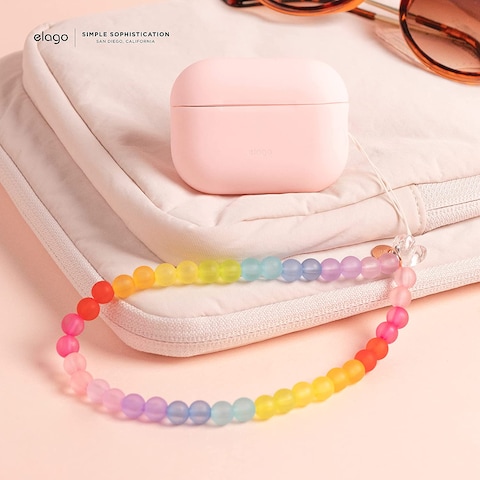 Elago Beads Strap Phone Lanyard Compatible With Airpods Pro 2 - Rainbow
