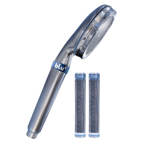 Blu Iconic Hand Held Shower Filter Sliver