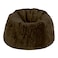 In House Kempes Fur Bean Bag Chair - Medium - Dark Brown