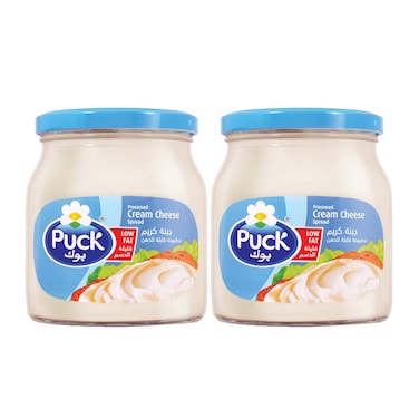 Puck Low Fat Cream Cheese Spread 500g &times; 2 Pieces