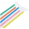 Individually Wrapped,100 Pack 7 Inch Long - Black Or White Or Colored Drinking Straws For Boba Bubble Tea, Milkshakes, Slushies Party Straws,Healthy Drinks