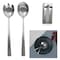 Home Deco Factory Inox Effect Stainless Steel Salad Servers 2 PCS