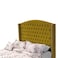 In House Maldives Velvet Bed Frame - Single - 200x90 cm - Gold