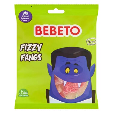 Bebeto Fizzy Fangs Sweets Gummy Candy 150g